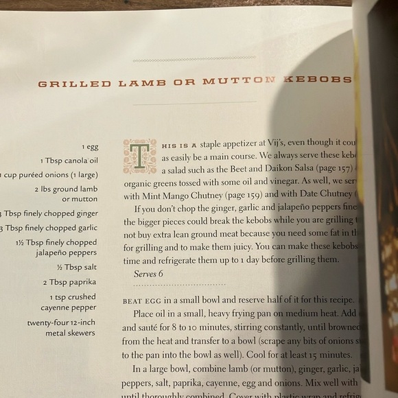 Vij's Indian Cuisine Cookbook : elegant & inspired Indian Cuisine Vikram Vij… - Picture 12 of 16